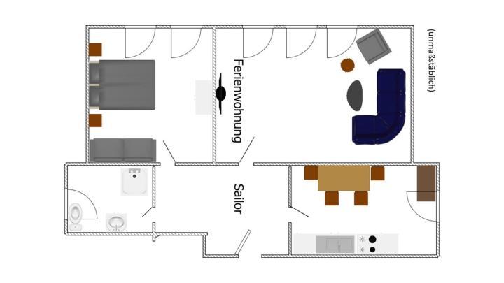 Ferienwohnungen-Deichgraf Loxstedt Room photo